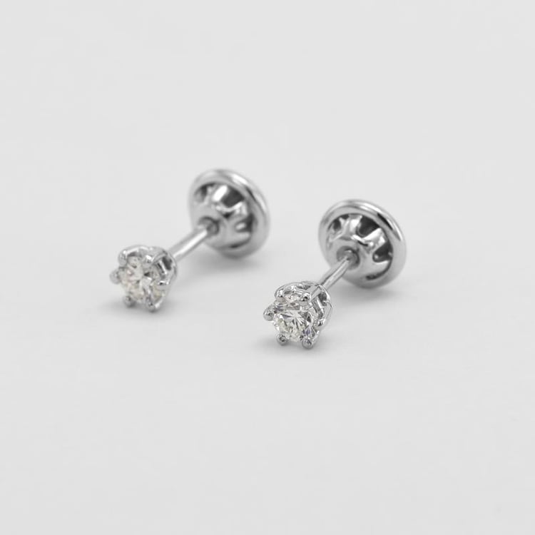 Funkelnde Ohrstecker mit Moissaniten Docala 104977