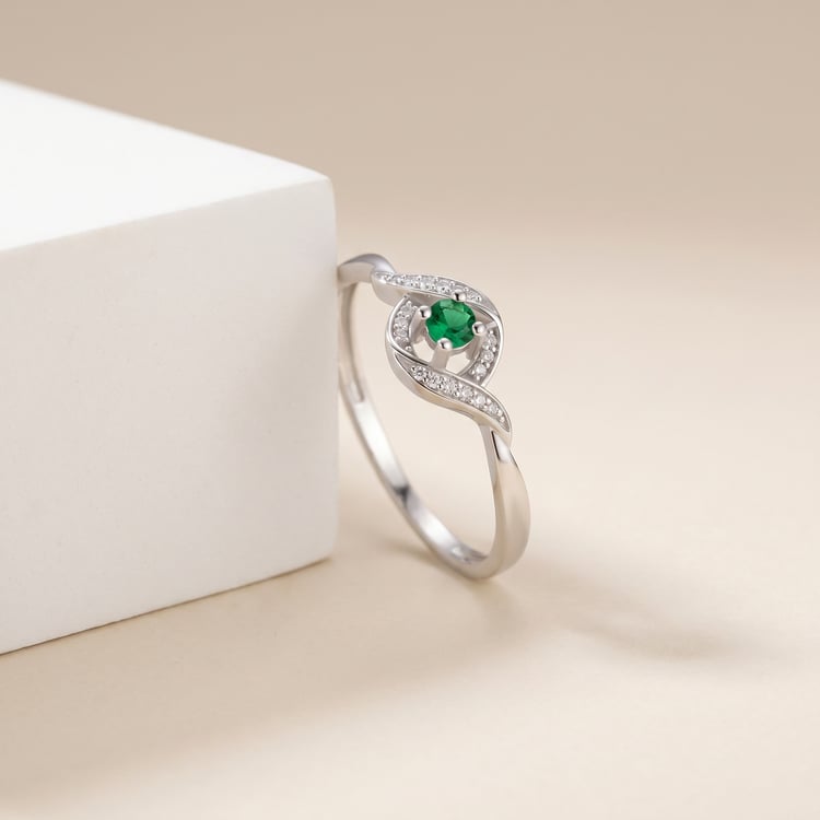 Ring mit Smaragd und Diamanten Nurisa 167643