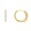 Creolen mit Diamanten