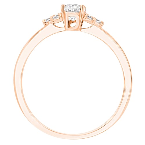 Verlobungsring mit Buchstabenund Lab Grown Diamanten Sheldo