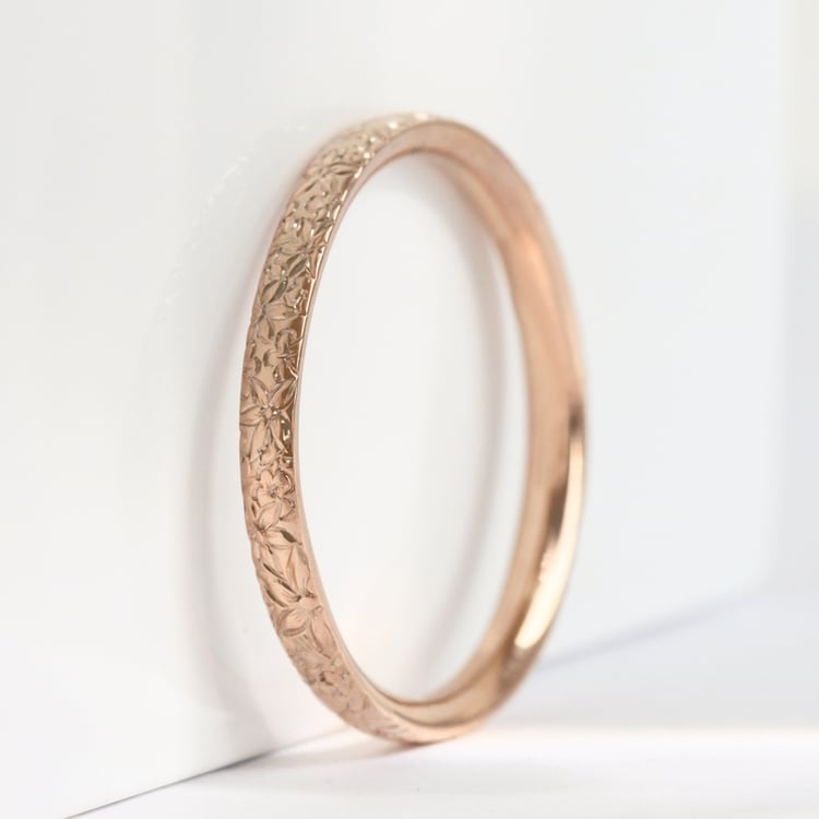 Eheringe mit Blumengravur Willis 118081