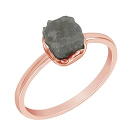 Goldring mit Rohdiamant Gianni