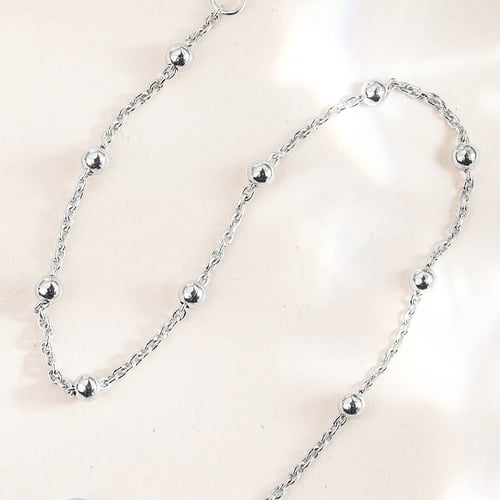 Silbernes Armband mit Kugeln 18 cm