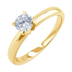 Verlobungsring mit einem Lab Grown Diamanten Lopa