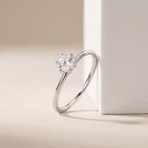 Verlobungsring aus Gold mit 1.13ct IGI-zertifiziertem Lab Grown Diamanten Birdie