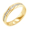 Goldener Eternity-Ring mit Diamanten Loby
