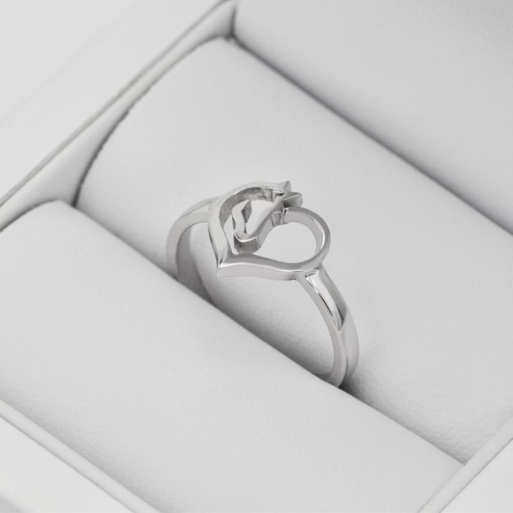 Goldener Ring mit Pferd 29663