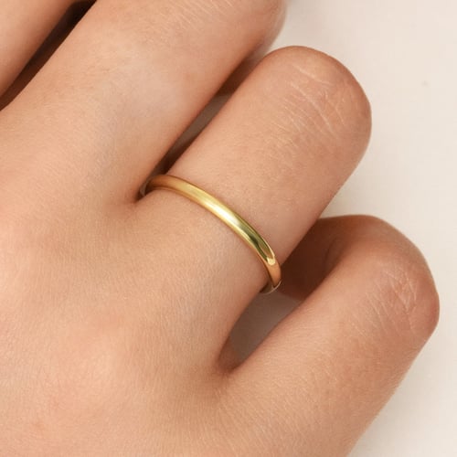 Schlichte Trauringe aus Gold Ygyn