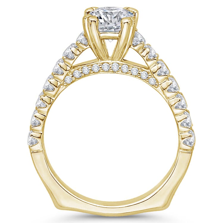 Ring aus Gold mit Diamanten 74306