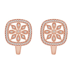 Ohrringe mit Diamantblumen Retta