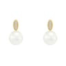Perlenohrringe aus Gold und mit Diamanten Holis