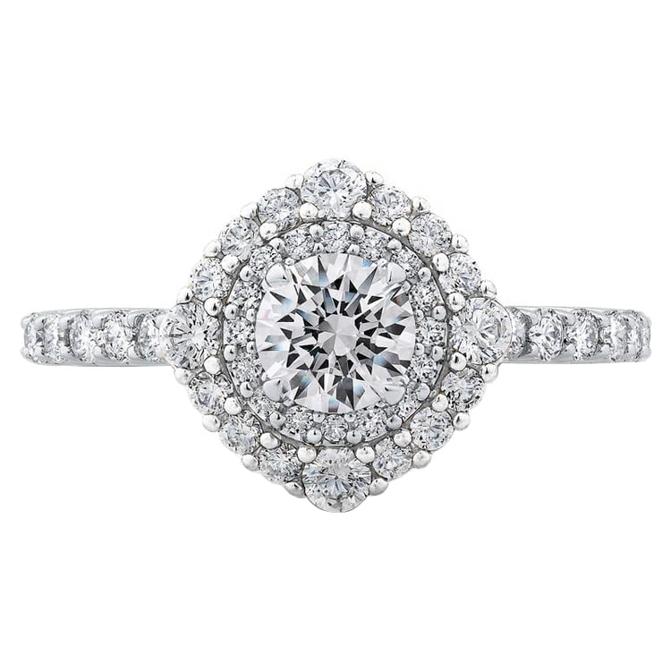 Doppelter Halo-Verlobungsring mit 0.52ct IGI-zertifiziertem Lab Grown Diamant Belen
