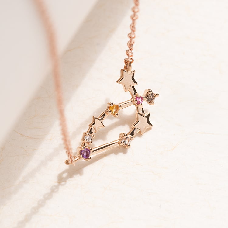 Halskette mit Tierkreiszeichen Capricorn 140945