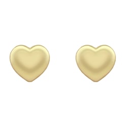Goldene Ohrstecker in Herzform Lovelin
