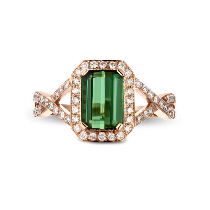 Goldring mit Turmalin 3659