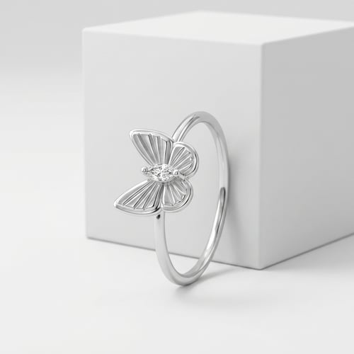 Ring aus Gold mit Lab Grown Diamanten Rachel