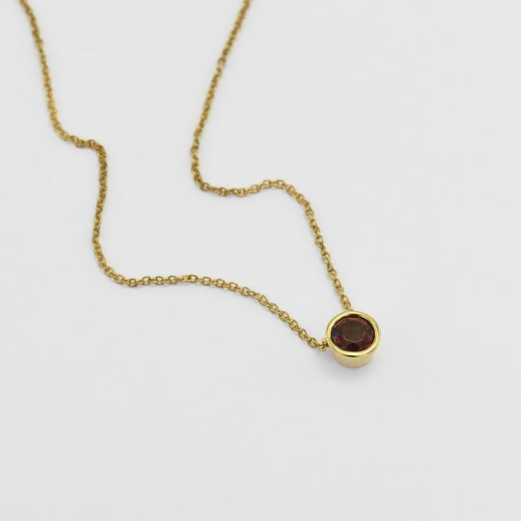 Silberkette mit Granat Jonie 103910