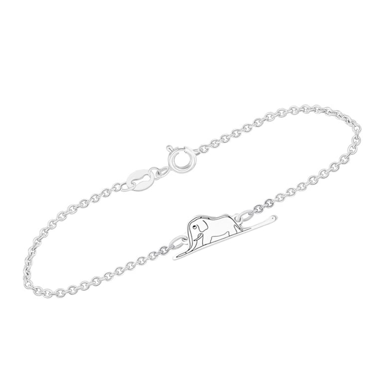 Armband Der Kleine Prinz mit einem Elefanten und einer Gravur