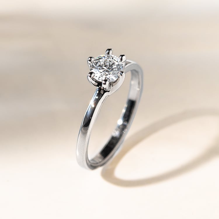 Verlobungsring mit einem Lab Grown Diamanten Rabby 141119