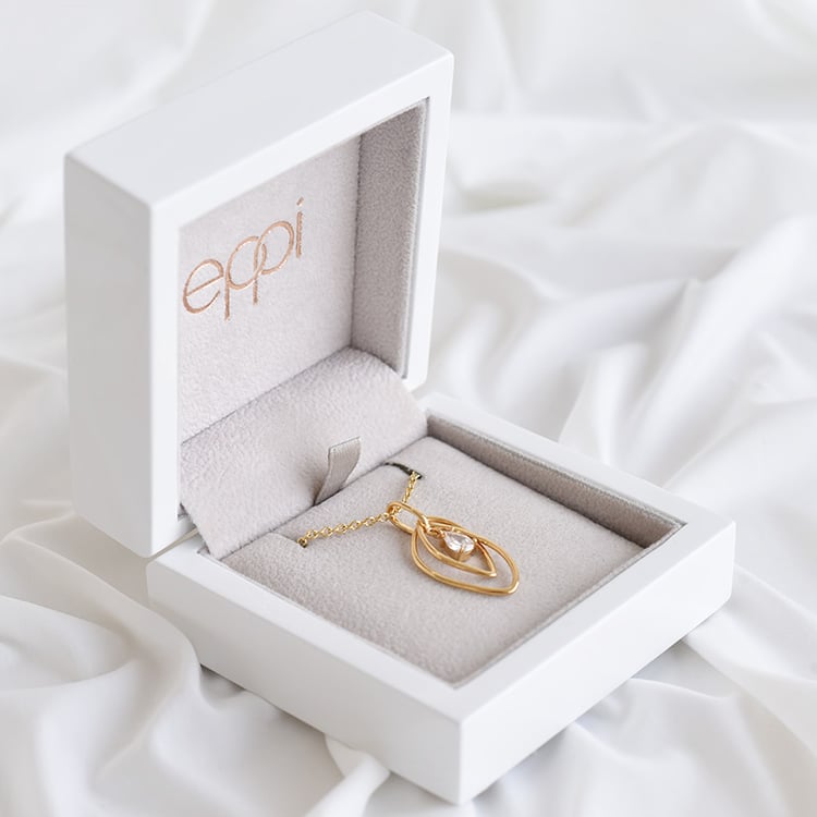 Vergoldeter Anhänger mit Zirkonia Aryana 90706