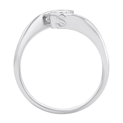 Verlobungsring mit Buchstabenund Lab Grown Diamanten Saffar