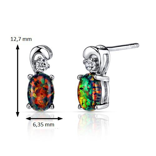 Ohrringe mit Opalen 9901