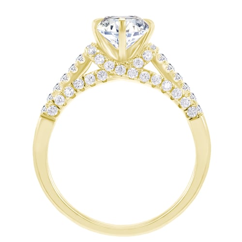 Verlobungsring mit Diamanten Heshmy