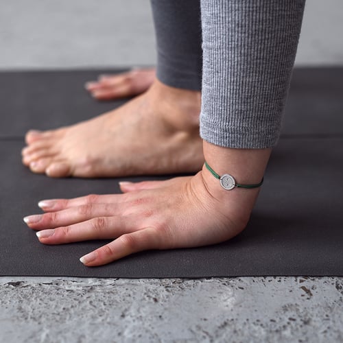 String Armband mit dem Yoga Symbol Yin Yang