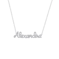 Diamantkette mit Namen Luce