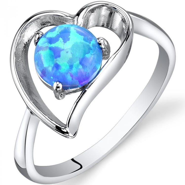 Silberring mit Opal