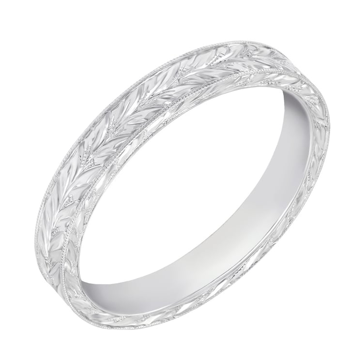 Vintage Eheringe in Platin Hannu 69056