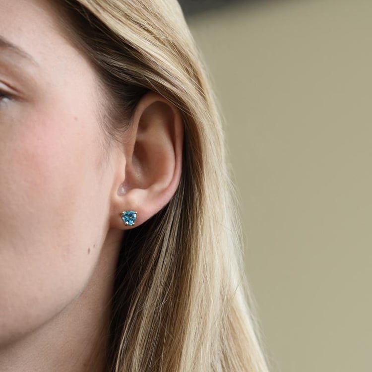 Topasohrringe aus Gold 25656