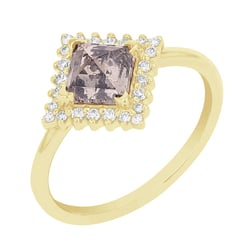 Ring mit Salt and Pepper Diamanten und Lab Grown Diamanten Guerra