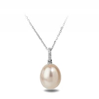 Perlen-Anhänger mit Diamanten Turanyu