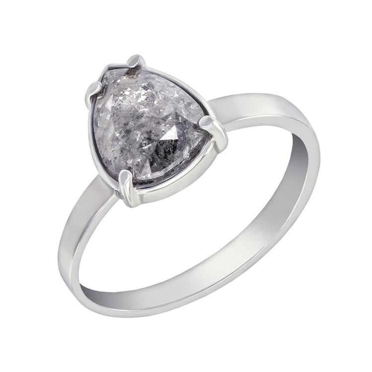 Ring mit Salt and Pepper Diamant Rexa