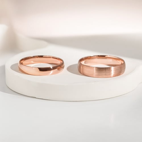Schlichte Trauringe aus Gold Ygyn
