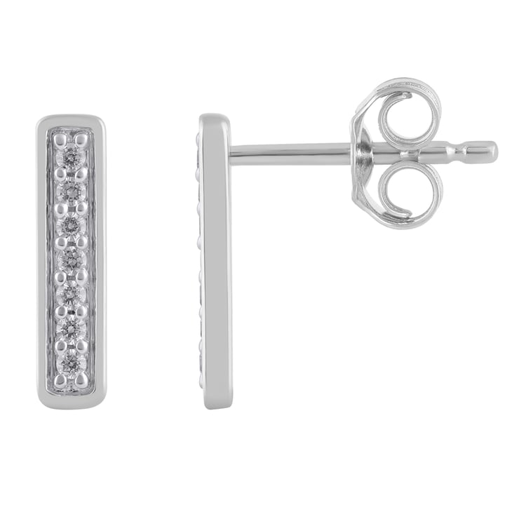 Goldene Ohrringe mit Lab Grown Diamanten Lena 158530