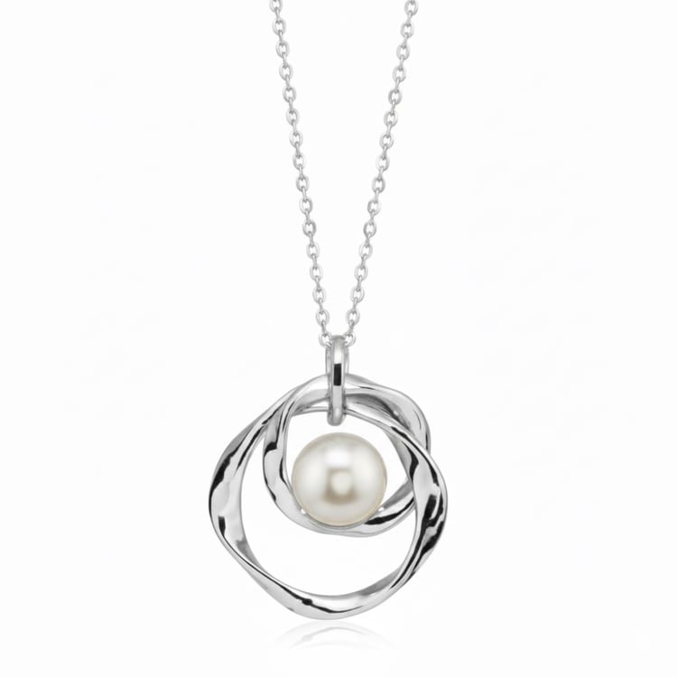 Silberner Perlenanhänger 163826