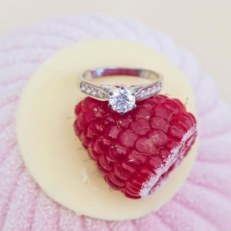 Goldring mit Diamanten 90267