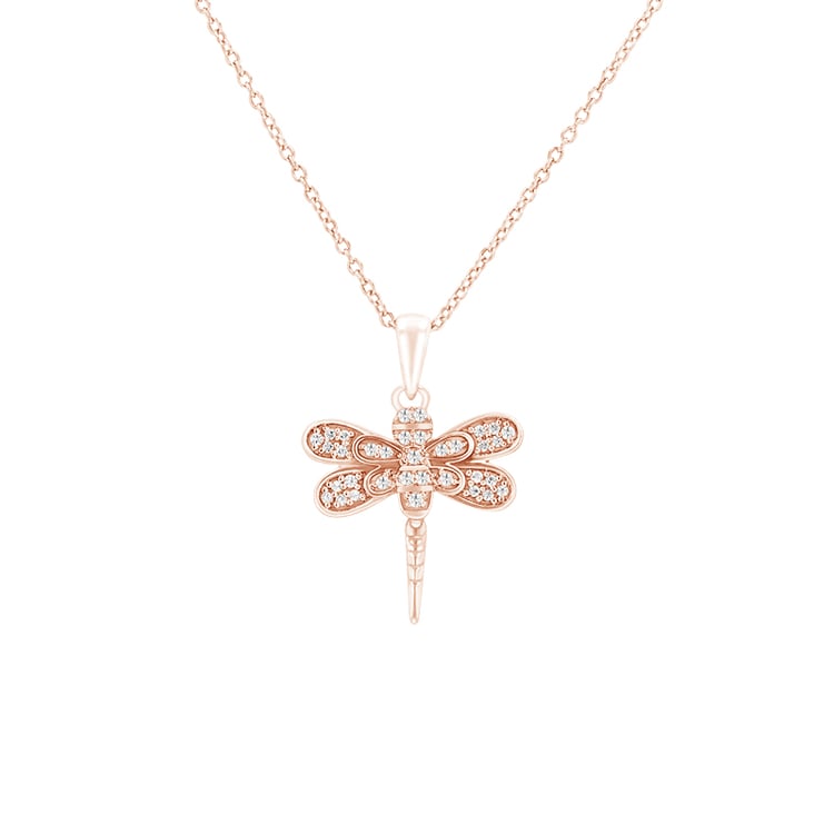 Anhänger in Form einer diamantenen Libelle Tammi