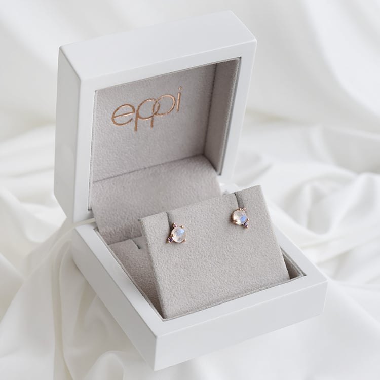 Ohrringe mit Mondstein, Amethyst und Saphir Turgay 89800