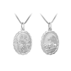 Silberner Anhänger für Fahrer und Reisende Uhy