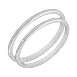 Eheringe aus Eternity-Ring mit Lab Grown Diamanten und Komfort-Ring Olive
