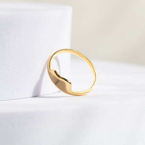 Silberner Ring mit einem versteckten Elefanten Der Kleine Prinz