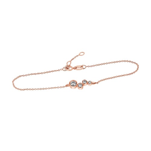 Modernes Goldarmband mit Diamanten Greta