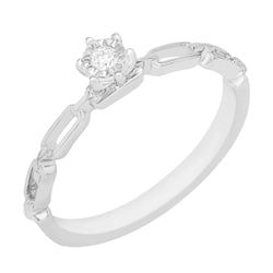 Unkonventioneller Diamantring Suzanne