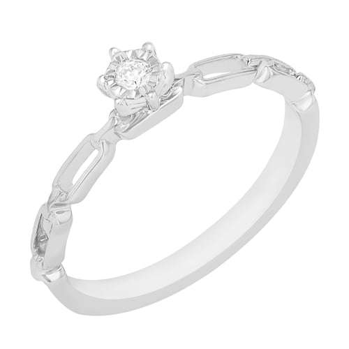 Unkonventioneller Diamantring Suzanne