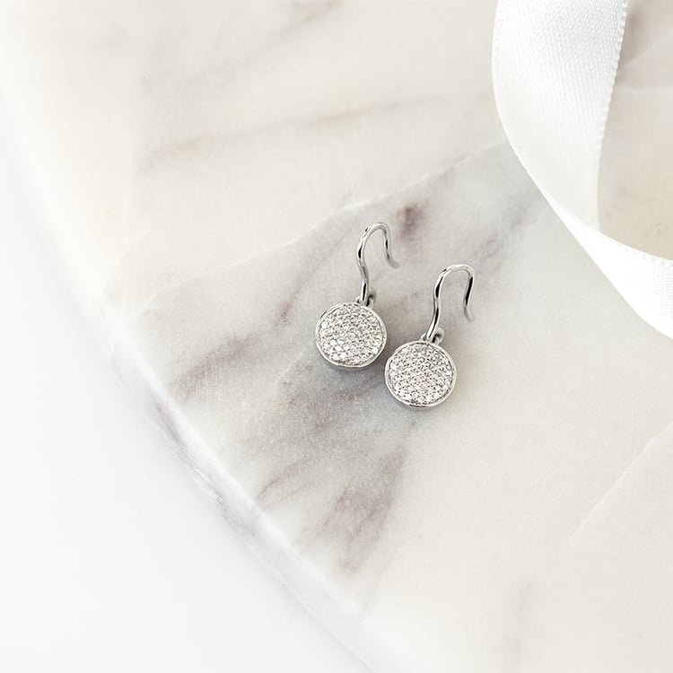 Hängeohrringe mit Lab Grown Diamanten Hallia 130119