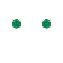 Ohrstecker mit Smaragden mit Auswahl der Größe Franci