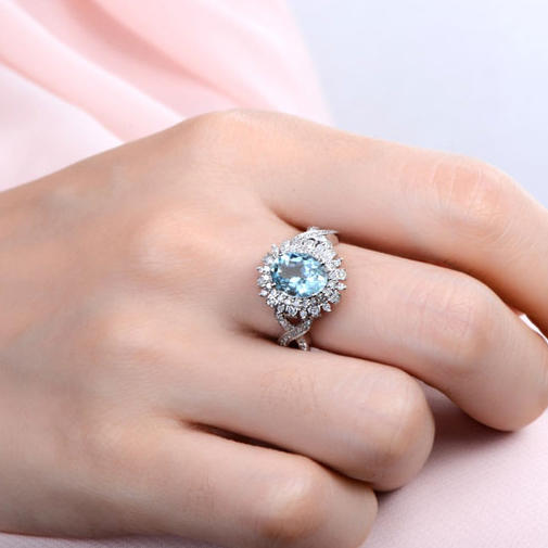 Aquamarinring 16998